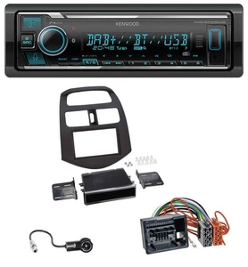 Kenwood Bluetooth MP3 DAB USB Autoradio für Chevrolet Spark (ab 2013) - Bild 1 von 8
