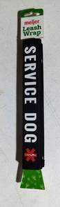 Meijer Service Dog Leash Wrap Black with User Guide NEW - Picture 1 of 2