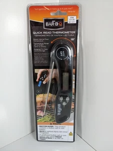 Mr. Bar-B-Q Digital Meat Thermometer Easy Read Stainless Steel with Case - Picture 1 of 5
