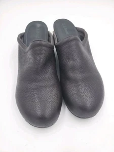 LL Bean Damen braun Leder Freizeit Clog Schuhe Slipper runde Spitze Größe 10M - Bild 1 von 12