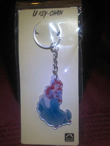 LLAVERO DISNEY ARIEL ON U CON ANILLO Y CADENA DE 1" LLAVERO DE UNA SOLA CARA - Imagen 1 de 1