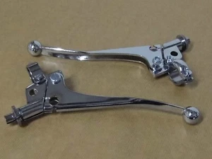 Triumph Tiger Cub BAR05LH RH 7/8" Handlebar Chrome On Brake & Clutch Lever ' - Picture 1 of 8