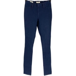 New Silence+Noise Dark Denim Jeggings Elastic Waist Pull On Skinny Jeans Size 25 - Picture 1 of 12