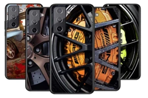 Car Tires Wheel Tuning Cover Case For Samsung Galaxy S23 S22 S21 Series A Note - Photo 1 sur 11