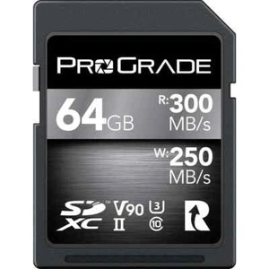 ProGrade Digital 64GB UHS-II SDXC SD Memory Card Canon Sony Nikon BRAND NEW v90 - Picture 1 of 2