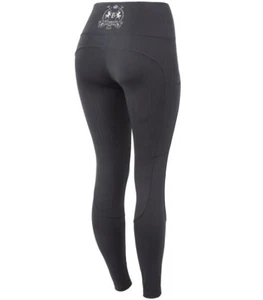 B Vertigo Lara Women's High Waist Full Seat Tights - Dark Navy - Picture 1 of 5