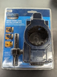 New CENTURY 05493 Wood Door Lock Installation Kit 4 pc- Free Ship - Picture 1 of 5
