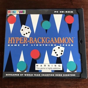 Hyper-Backgammon / Game of Lightning Speed PC MS-DOS 1992 Hugh Sconyers - Imagen 1 de 5