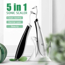 LED Ultrasonic Electric Scaler Tooth Polishing Cleaner Oral Teeth Cleaning Kit