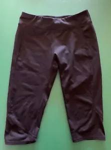 Girls Black Capri Athletic Pants - Sz -10 - EUC - Picture 1 of 1