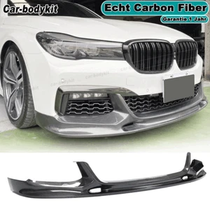 Labio delantero de carbono alerón delantero faldón delantero para BMW Serie 7 G11 G12 paquete M 2016-18 - Imagen 1 de 13