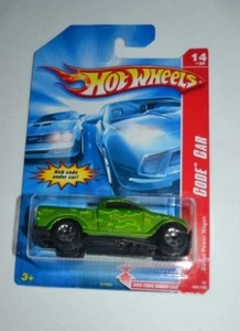 HOT WHEELS 2007 CODE CAR - DODGE POWER WAGON GRÜN MIT FLAMMEN - Bild 1 von 4