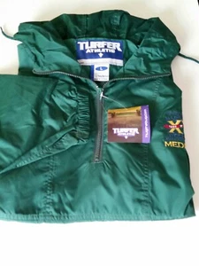 NWT Disney World 2008 Adult Jacket Windbreaker Turfer Lg Green Athletic #1109 - Picture 1 of 6