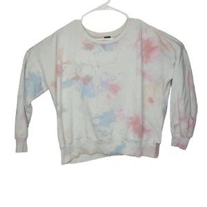 AR-33 Womens Tie Dye Pullover Long Sleeve Sweatshirt Size Small Cotton Blend - Picture 1 of 6