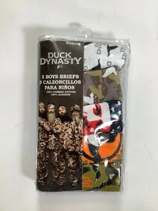 Boys Duck Dynasty Multicolor Briefs Size 4 5 Pair NEW! - Picture 1 of 3
