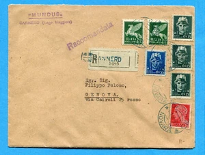 POSTA AEREA IMPERIALE £.5 in EMERGENZA LETTERA TRE PORTI RACC. (272813) - Picture 1 of 2