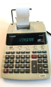 Calculadora, Canon P170-DH, 120V, 12 dígitos, impresión a 2 colores, reloj/calendario - Imagen 1 de 8