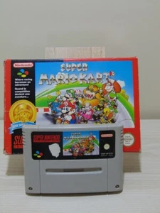 Nintendo Snes Mario Kart Super Nintendo-Testato-versione EUR multilingua - Foto 1 di 10