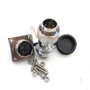 WS16 4Pin Waterproof Connector Plug Socket IP67,Aviation Cable Connector 10A - Picture 1 of 6