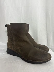 Merrell Women’s Travvy WP Boots US 9.5 Brown Side Zip leather Waterproof Boots - Picture 1 of 18