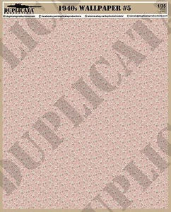 Diorama Accessory - 1/35 1940s Wallpaper #5 - Bild 1 von 3