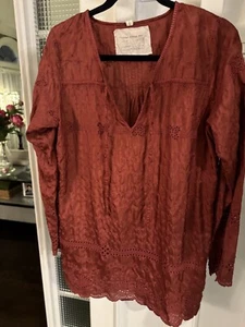 Johnny Was Vintage 100% Silk Embroidered Dress Long Sleeve Sz XS Stunning! - Picture 1 of 9