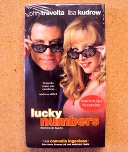 Lucky Numbers John Travolta Lisa Kudrow VHS 2001 Nuovo - Picture 1 of 1