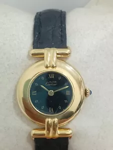 CARTIER COLISEE WOMENS QUARTZ SWISS MADE ARGENT 925 REF 580002 SWISS MADE ORIGIN - Picture 1 of 15