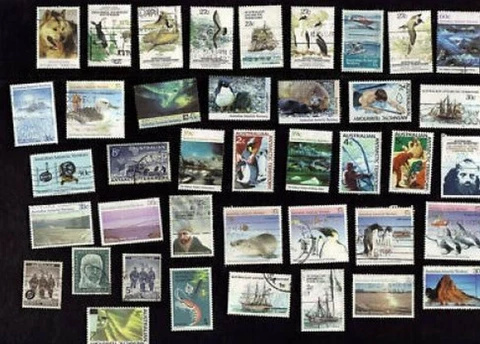 40  DIFFERENT AUSTRALIAN ANTARCTIC TERRITORY   STAMPS Cover