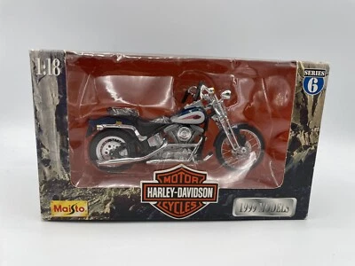 Maisto Harley Davidson 1999 FXSTS Springer Softail Motorcycle Diecast 1:18 - Image 1 of 2