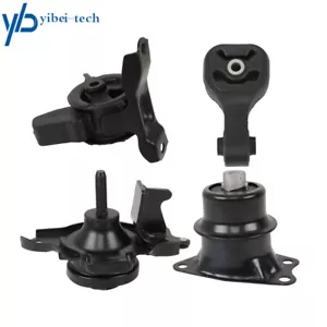 4PCS Engine Motor & Automatic Trans. Mount Set For 2009-2014 Honda Fit 1.5L L4 - Picture 1 of 12