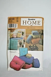 Modello da cucire Simplicity 9248 - Cuscini in scatola - Foto 1 di 2
