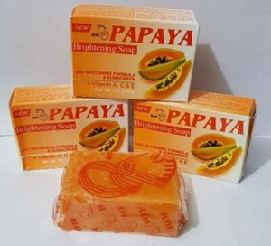 10 x RDL WHITENING PAPAYA SOAP SUNSCREEN WITH VITAMIN A,C, & E, FOR LIGHTENING - Picture 1 of 6