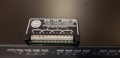 Divisor/combinador de audio pasivo RDL STD-10K - 10 kΩ Foto 1 de 2