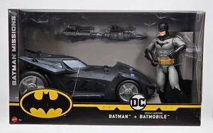 NEW Mattel 2018 Batman Missions Batman + Missile Launching Batmobile - DC Kids - Picture 1 of 8
