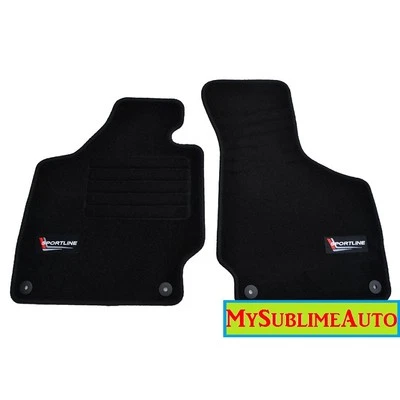 Tapis De Sol Audi TT Roadster 8J Depuis 2006 Logo Velours Sportline Brodé NEUFS - Photo 1/4