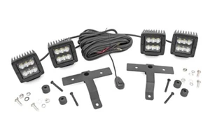 Kit de cápsulas de luz LED Rough Country Quad Black Series para Jeep JL/JT 18-25 - 70823 - Imagen 1 de 8