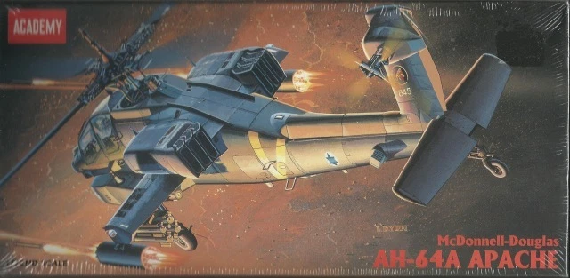 Academy -modellino Elicottero Boeing Ah-64a Apache (replaces Aca02138) (w5e)