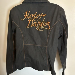 Women's Size Large Harley-Davidson Lightweight Cotton Jacket 96526-10VW - Picture 1 of 5