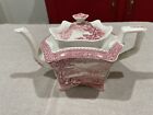 Royal Staffordshire Jenny Lind Red 3-Cup Teapot