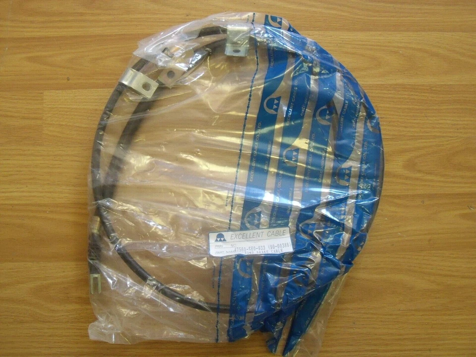 Honda Accord 1989 cupé/sedán SEi cable de freno trasero izquierdo Foto 1 de 1