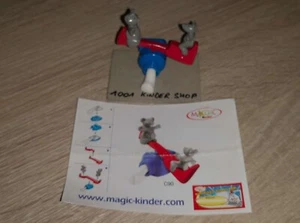 KINDER C-90 C90 MÄUSE ACTION ZAHNPASTA WIPPE SOURIS BALANCOIRE + BPZ - Picture 1 of 1