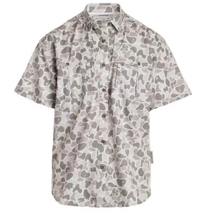 Fieldstone Youth Marsh Camo Button Down Grey Multi - Picture 1 of 7