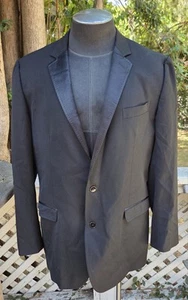 Dolce&Gabbana Vintage Black Classic Suit Blazer Jacket 56 Size Mens - Picture 1 of 11