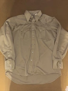 Vintage 70er Jahre ELY Wagon Boss Western Hemd Pearl Snap Langarm Medium - Bild 1 von 6