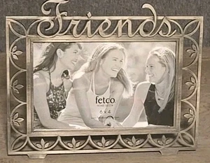 6x4" Bilderrahmen Friends Metall Deko Fetco Tischplatte Querformat - Bild 1 von 16