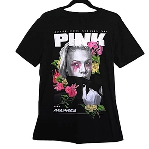 Pink Beautiful Trauma World Tour Tee Shirt Black 100% Cotton Official EUC Sz M - Picture 1 of 3