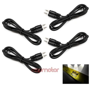 4 10FT 3.5MM M/M JACK AUX STEREO CABLE CORD IPAD IPHONE IPOD MP3 CAR ZUNE BLACK - Photo 1/1