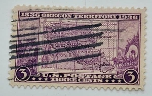 US Scott 783 Oregon Territory 3 Cent 1936 Used Postage Stamp - Picture 1 of 3