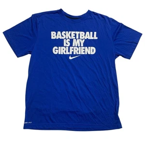 Nike Dri-Fit Herren Large Tshirt Basketball Kurzarm Rundhals Grafik - Bild 1 von 7